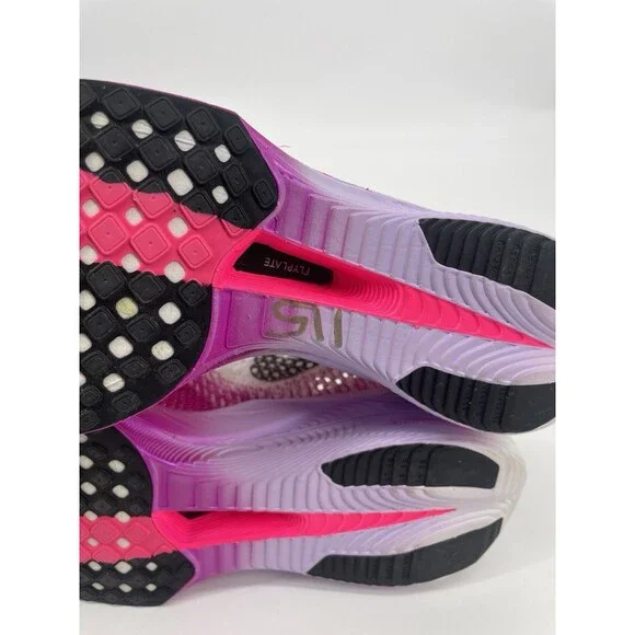 Nike ZoomX Vaporfly White Purple Running DV4130-104 Women's Size US 7 NWOB - Picture 8 of 10